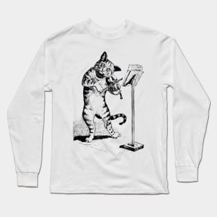 Cat Playing Violin Much Better Than You Long Sleeve T-Shirt